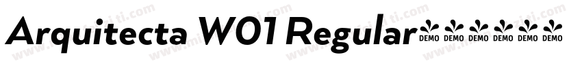 Arquitecta W01 Regular字体转换